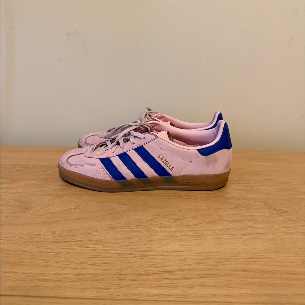 Adidas Women's Pink and Blue Sneakers size 8